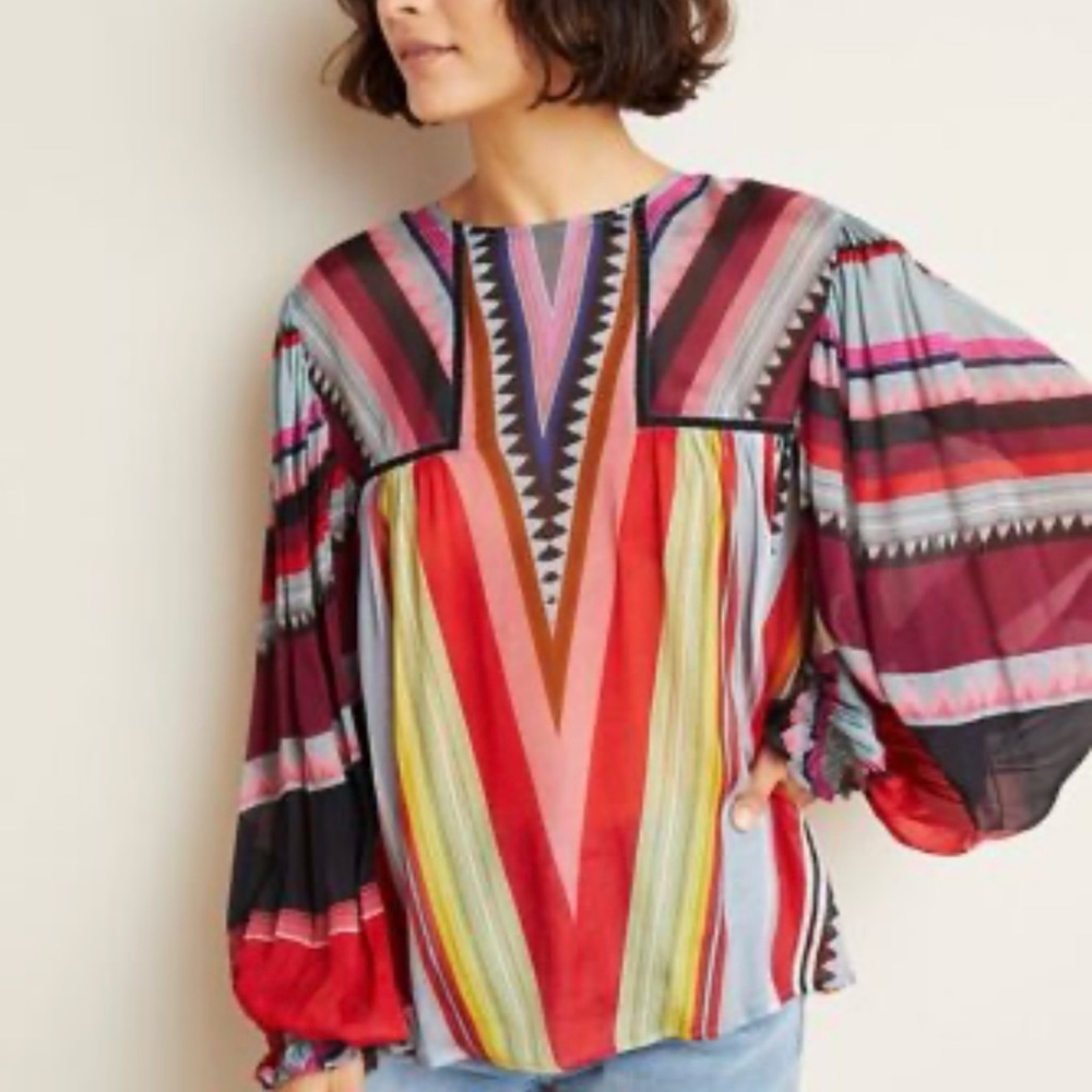 Anthropologie Miranda Peasant Top